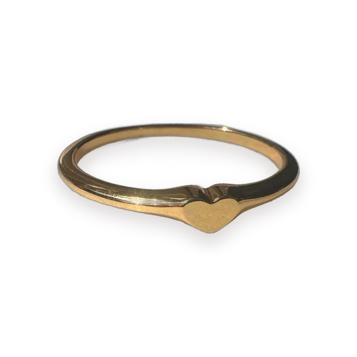 ban.do Mini Heart Signet Ring - Gold